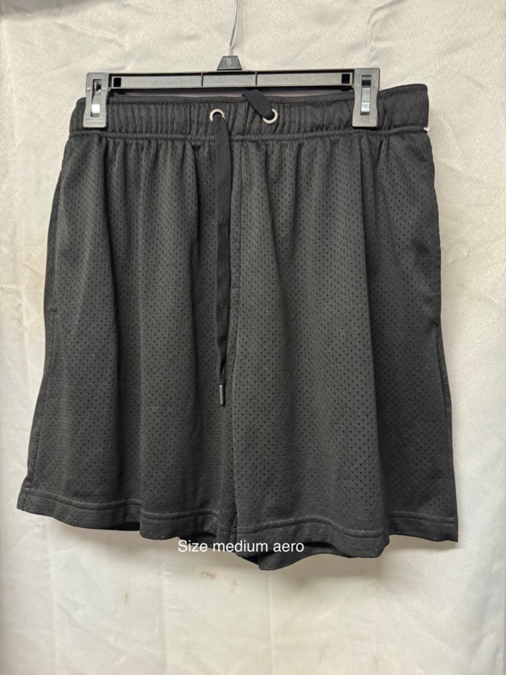 Aeropostale Black Athletic Mesh Shorts